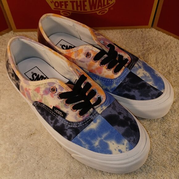 Vans Men's 7/Women's 8.5 Authentic 44 DX Tie Dye patchwork VN0A54F9AXJ - Picture 11 of 13